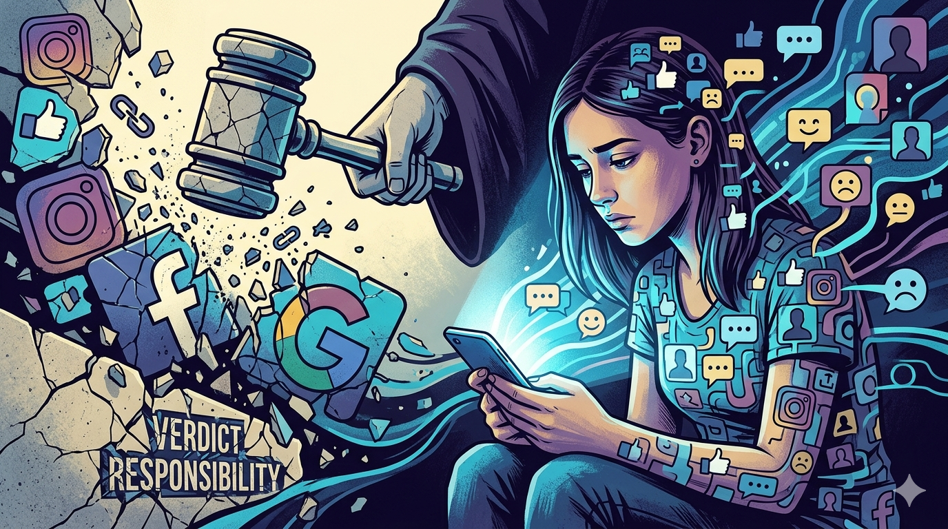 Meta и YouTube признаны виновными в ущербе психическому здоровью и должны выплатить огромный штраф