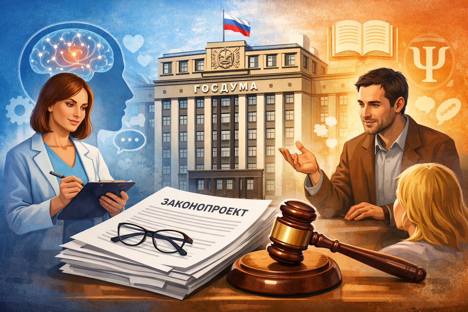 Новая редакция законопроекта «Об основах регулирования психологической деятельности в Российской Федерации» внесена в Госдуму